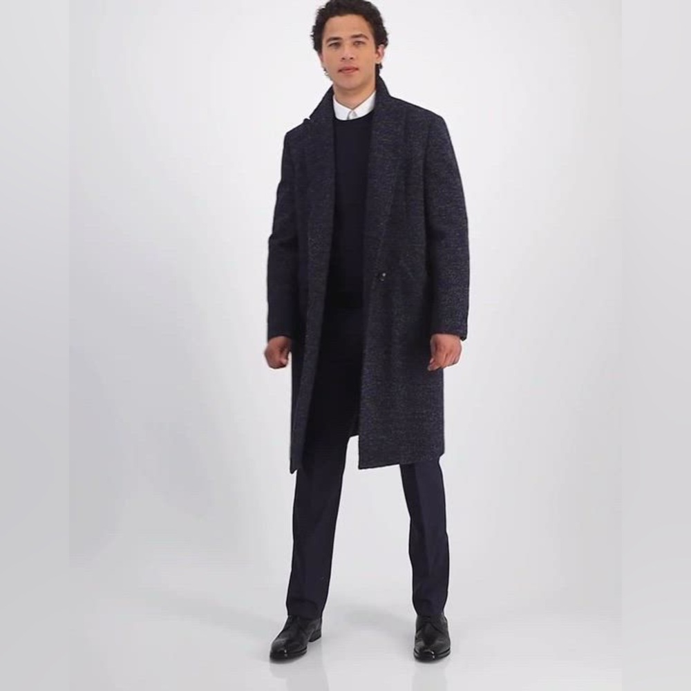 Tommy Hilfiger Navy Textured Blazer